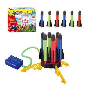 Rocket Launcher Jump Toy 6 Continuous Shots